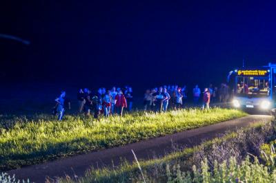 Grossaspach: PKW kommt alleinbeteiligt von der Fahrbahn ab - Fahrer muss reanimiert werden